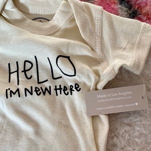 Tenth + Pine newborn onesie